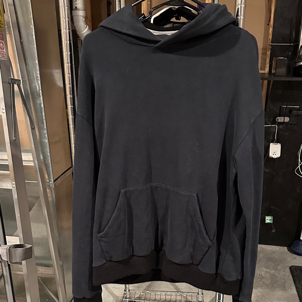 Fear of God Charcoal Hoodie colab with menswear designer Zegna Size Mens Small